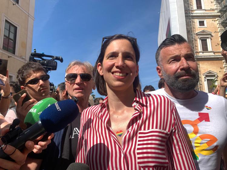Elly Schlein al Roma Pride - Adnkronos
