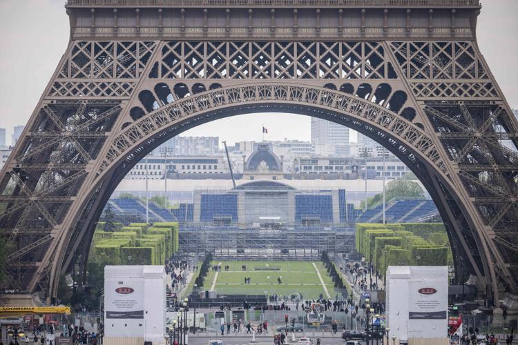 Parigi si prepara per le Olimpiadi 2024 - (Fotogramma)