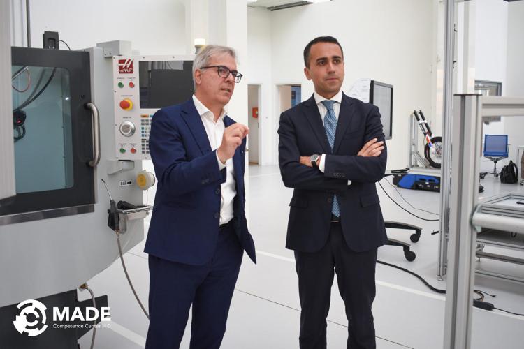 Industria: Di Maio in visita a Made 4.0, 'nel Golfo grande attenzione a manifattura europea'