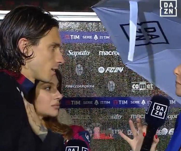 Riccardo Calafiori e Benedetta Boeme ai microfoni di Dazn