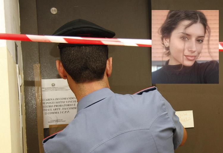 Carabinieri sul luogo della morte di Clementina Di Tano - Fotogramma