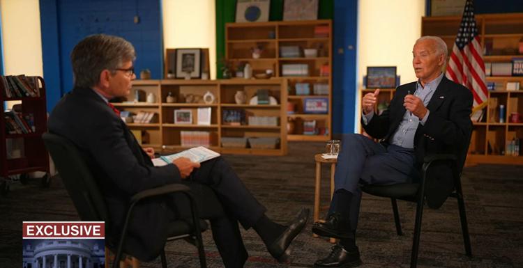 Biden e Stephanopoulos - Abc News