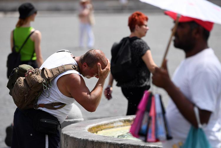 Temperature da record a Roma (Fotogramma)