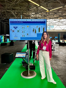 La nutrizionista  Gemma Fabozzi al congresso della Società europea di Medicina della riproduzione ed embriologia