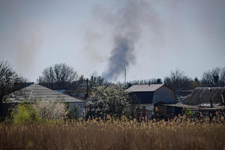 Bombardamenti a Zaporizhzhia (Afp)