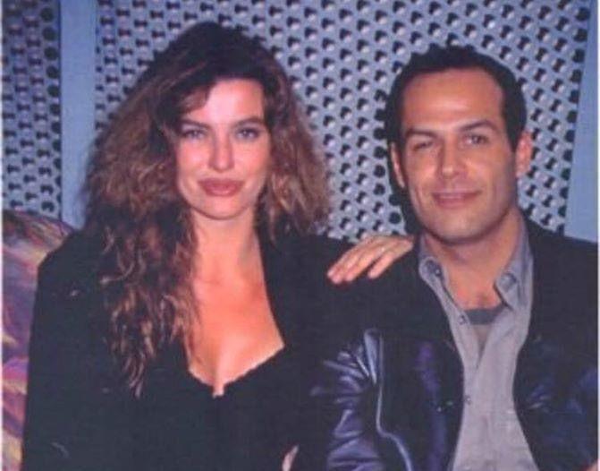 Marcello Testa e Alba Parietti