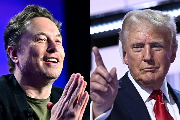 Elon Musk e Donald Trump (Afp)