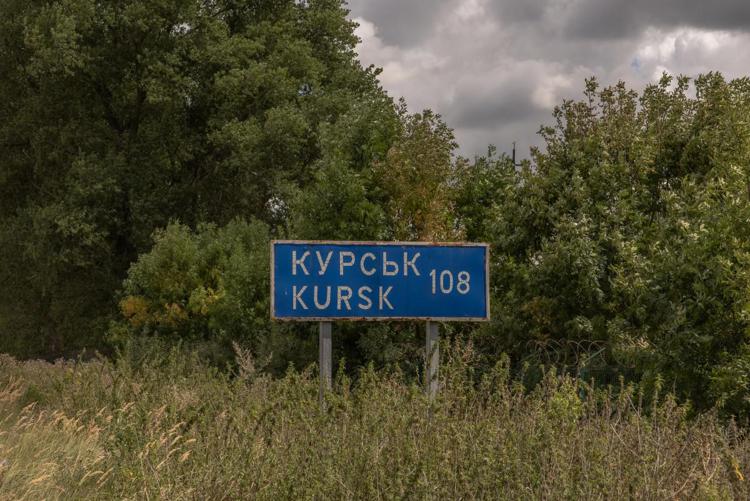 Kursk cartello stradale - Afp