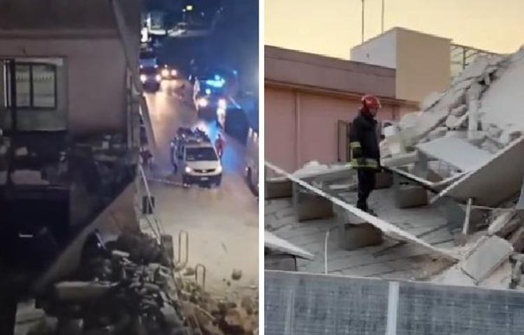 Brindisi, crolla edificio a Latiano: si scava tra le macerie - Video