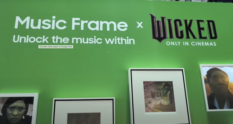 Samsung e Wicked si uniscono per creare un'esperienza audio magica su Music Frame