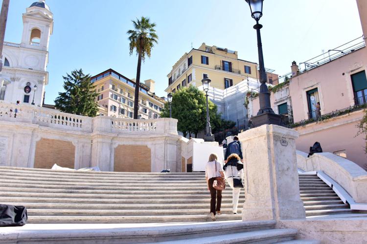 La scalinata di Trinità dei Monti