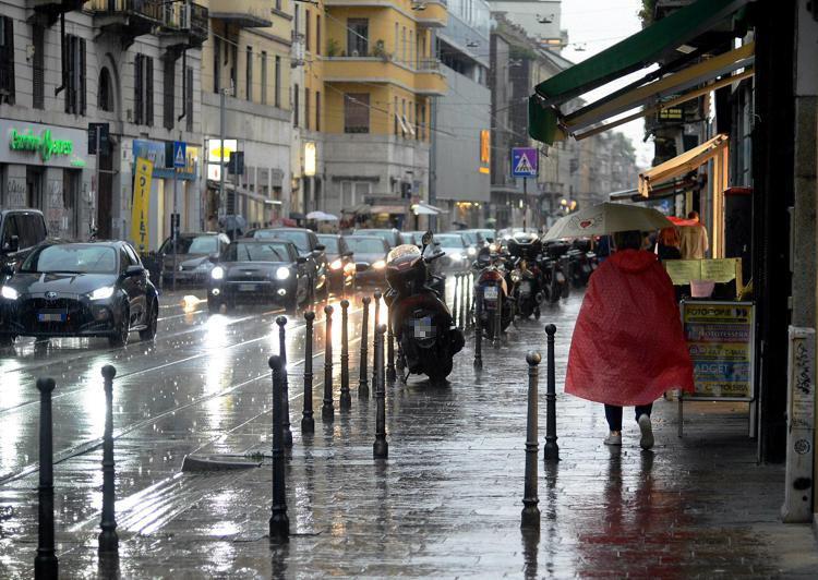 Maltempo a Milano - (Fotogramma)