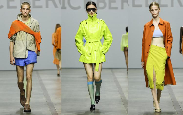 Tre look della collezione Iceberg spring-summer 2025