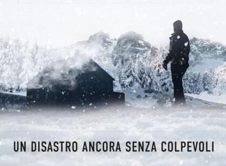 Parte della copertina di 'L'ultimo sopravvissuto di Rigopiano'