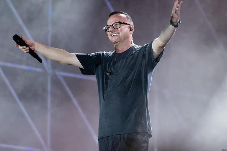 Gigi D'Alessio in tour a Catania - Agenzia Fotogramma