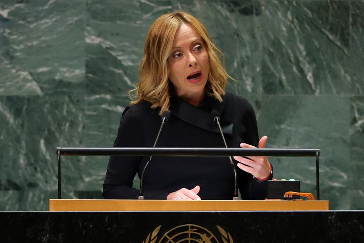 Giorgia Meloni all'Onu