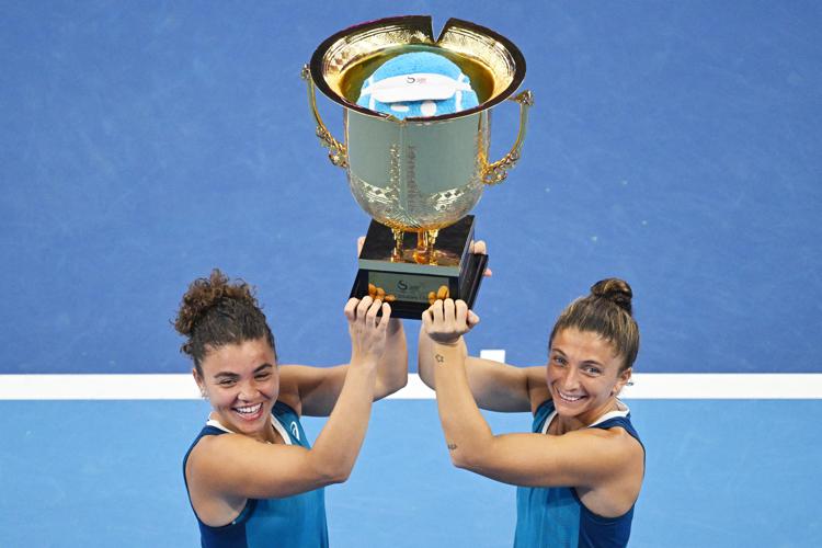 Sara Errani e Jasmine Paolini - (Afp)