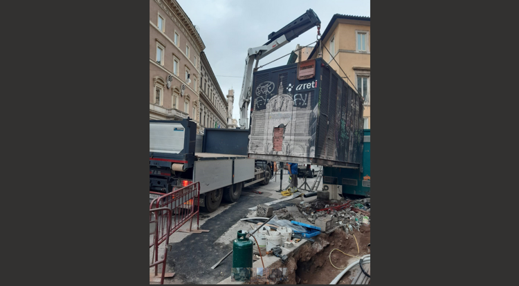 Roma, dopo 8 anni rimossa cabina elettrica in corso Vittorio Emanuele II