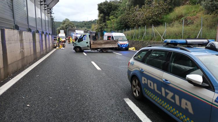 Incidente mortale sull'A10 tra Varazze e Arenzano