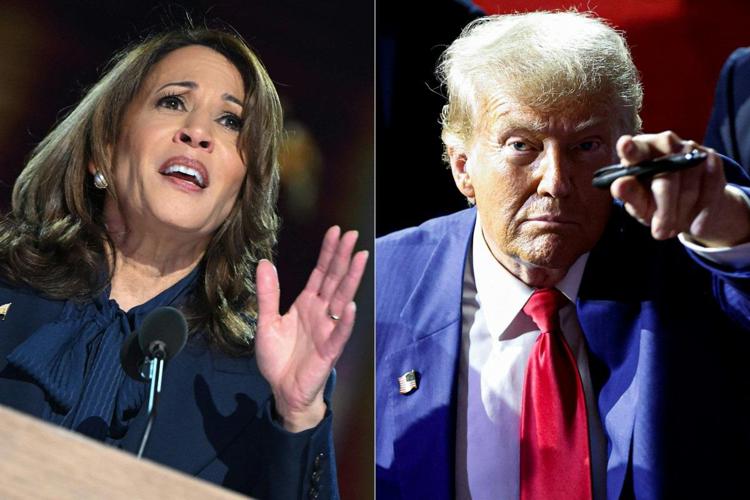 Kamala Harris e Donald Trump - Afp