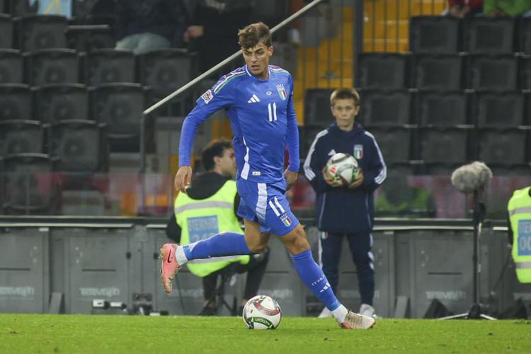 Daniel Maldini con la maglia dell'Italia - Fotogramma