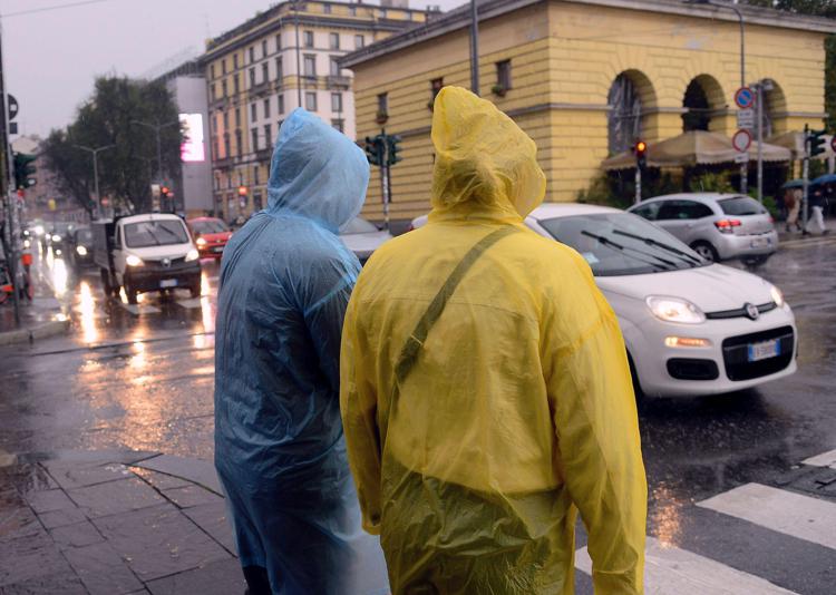 Maltempo a Milano - (Fotogramma)