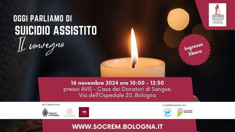 Suicidio medicalmente assistito, a Bologna il convegno organizzato da SO.CREM