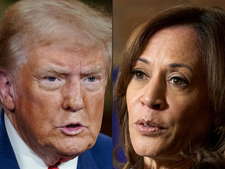 Trump e Harris