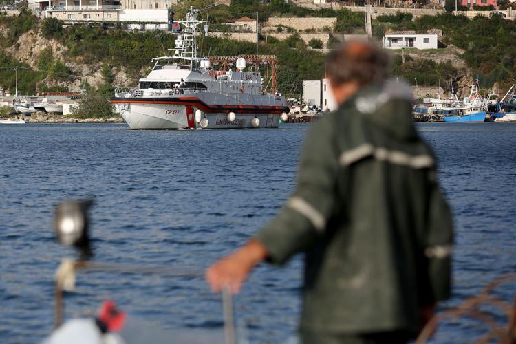 Il porto di Shengjin in Albania (Afp)