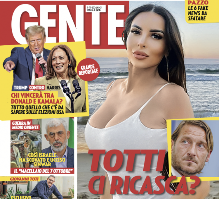 La copertina del nuovo numero di 'Gente'