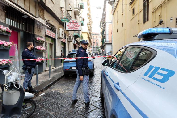 Polizia sul luogo della sparatoria - (Fotogramma)