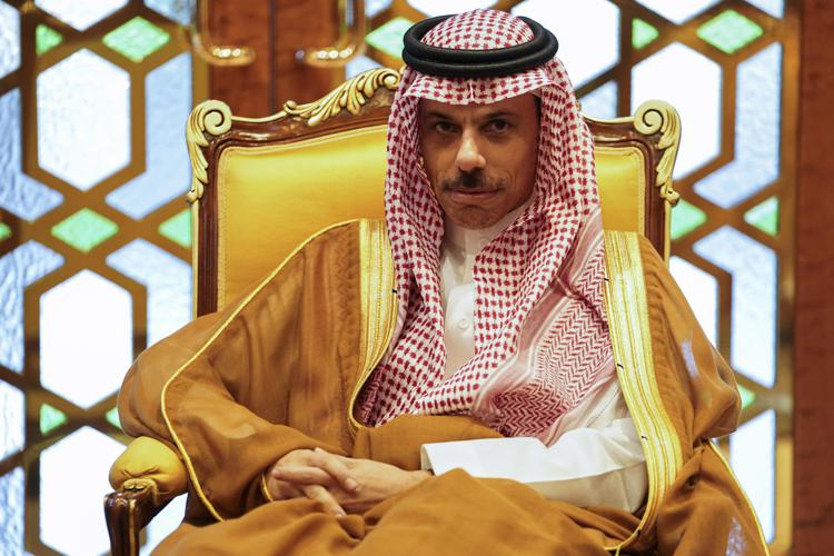 Il ministro degli esteri saudita Faisal bin Farhan - Afp