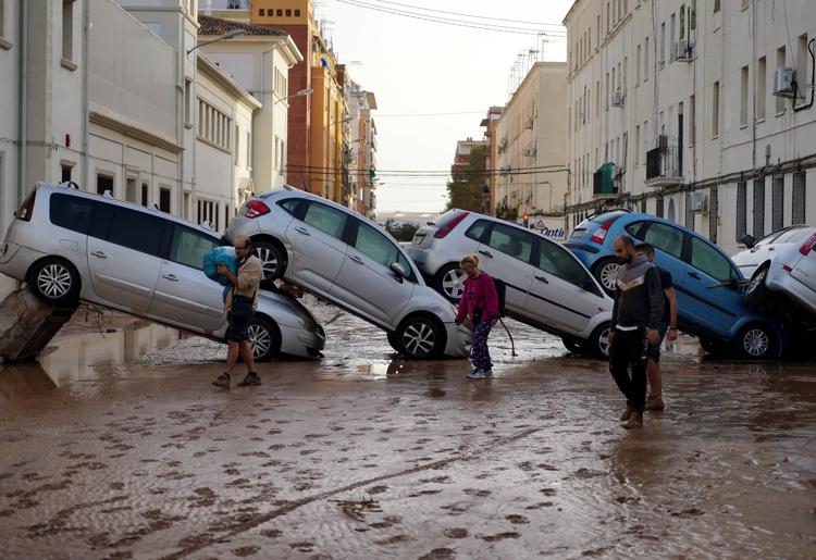 Immagini dell'alluvione in Spagna - (Afp) - (Afp)