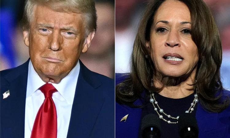 Donald Trump e Kamala Harris (Afp)