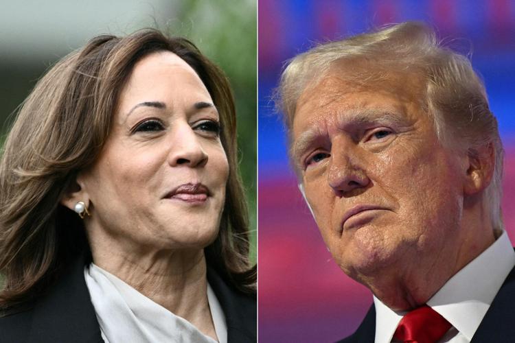 Kamala Harris e Donald Trump - Afp