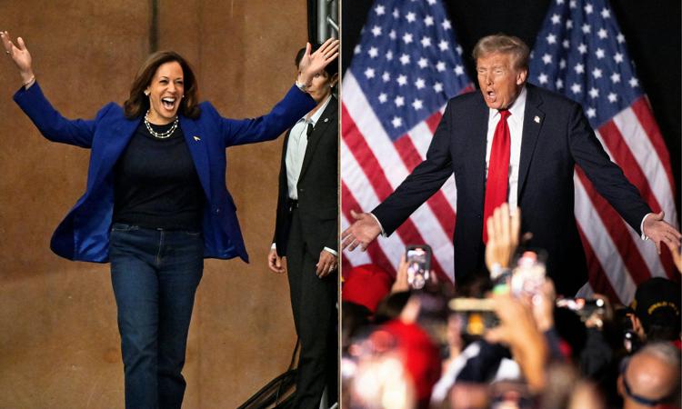 Kamala Harris e Donald Trump - Afp