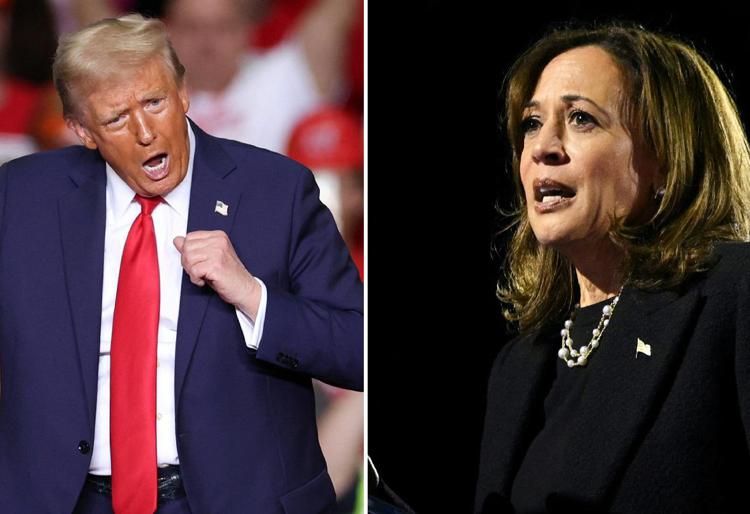 Trump e Harris (Afp)