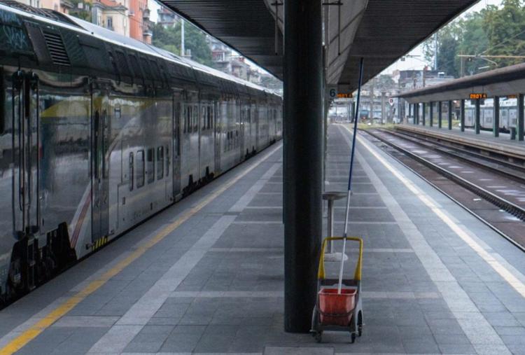 Stazione dei treni, repertorio (Fotogramma)