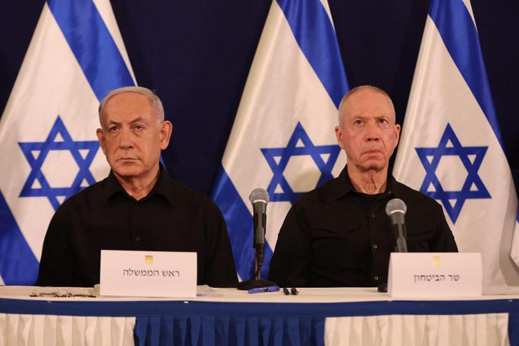 Benjamin Netanyahu e Yoav Gallant (Afp)