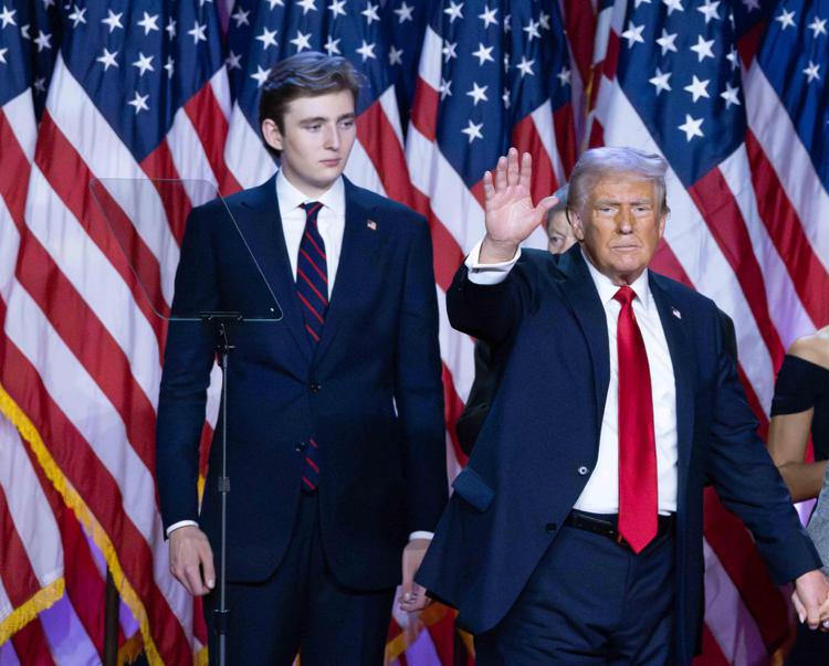 Barron Trump e Donald Trump