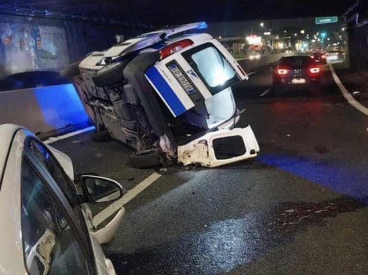 Incidente che ha coinvolto tre vigili urbani a Roma