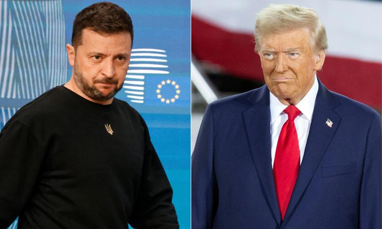 Volodymyr Zelensky e Donald Trump