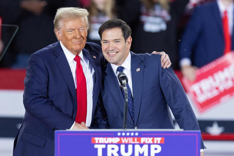 Trump e Marco Rubio - Afp