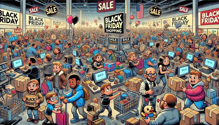 Gli italiani e il Black Friday, entusiasmo, frenesia mentre qualcuno cede allo stress