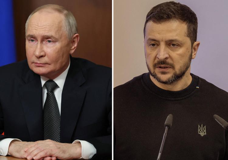 Putin e Zelensky