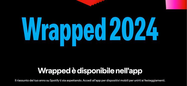 Spotify Wrapped 2024: scopri la musica che hai ascoltato di più durante l'anno