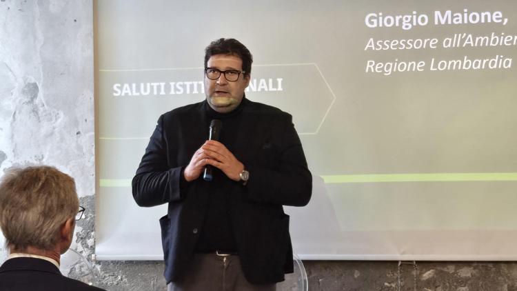 Giorgio Maione, assessore all'Ambiente e Clima Regione Lombardia