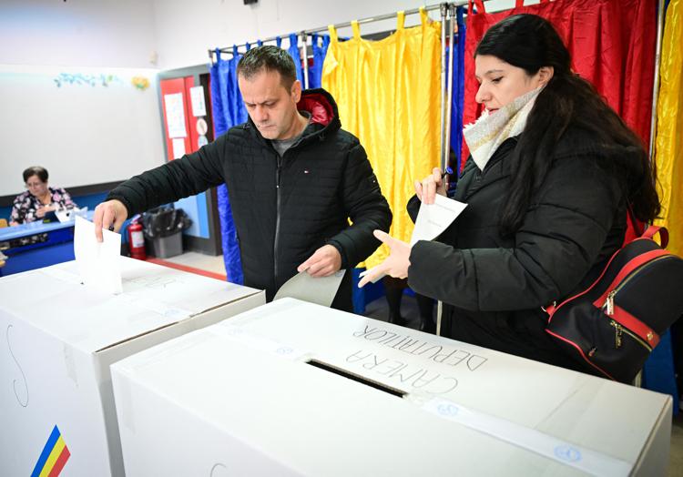 Le votazioni per le presidenziali - Afp