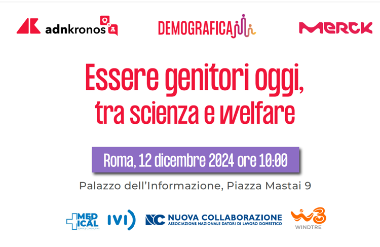 'Essere genitori oggi, tra scienza e welfare', il 12 dicembre evento Adnkronos Q&A