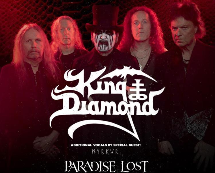 King Diamond, una data a Milano con Paradise Lost